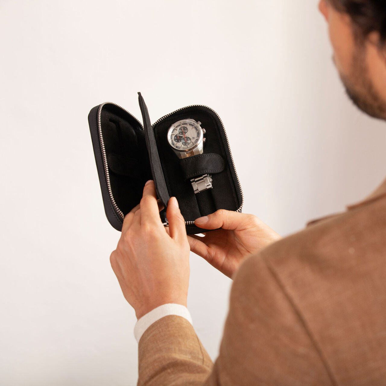 WOLF Philipp 2 Piece Watch Zip Case image number 1